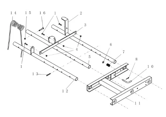 HM-530A - Рама в сборе